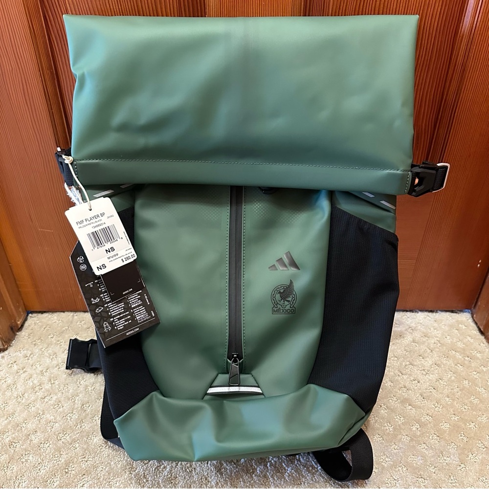 Adidas Mexico National Team Player Issued 4D Backpack Hiking/Camping JE4382